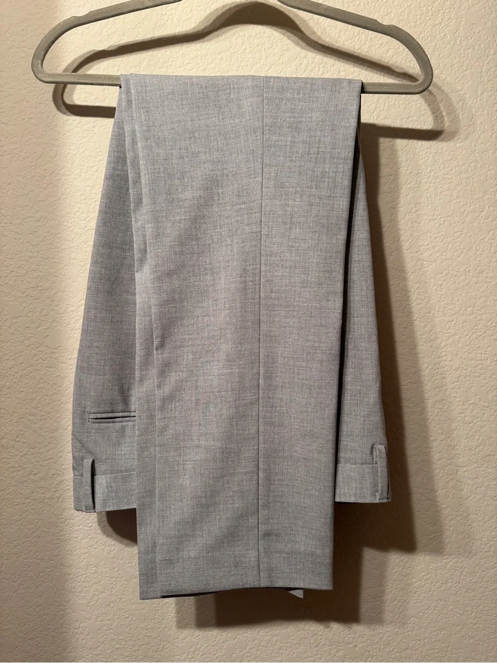 Banana Republic Light Gray Tailored Fit Dress Pants 33x34